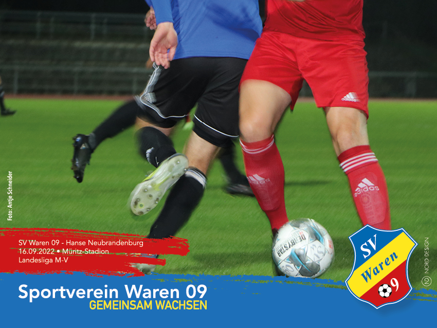 Read more about the article Erste Punktspielniederlage für den SV Waren 09