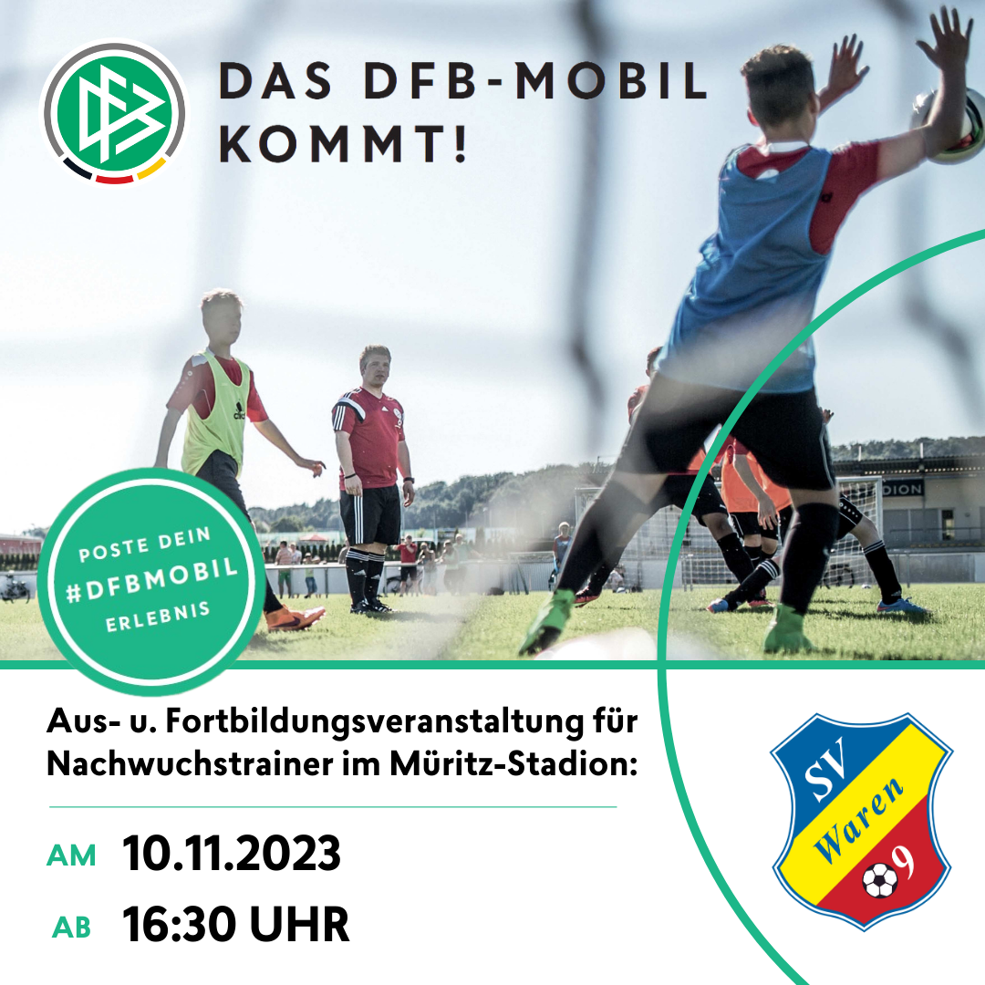 You are currently viewing Das DFB-Mobil kommt ins Müritz-Stadion
